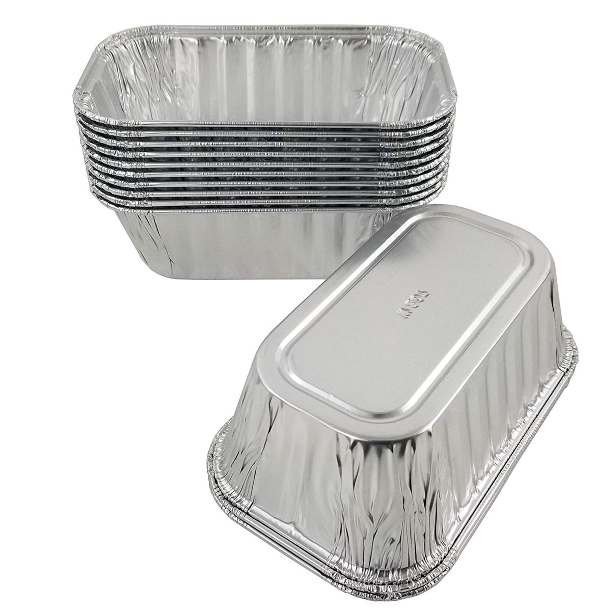 Handi-Foil 1 lb. Aluminum Foil Mini-Loaf Pan w/Low-Dome Lid 50/PK – Foil- Pans.com