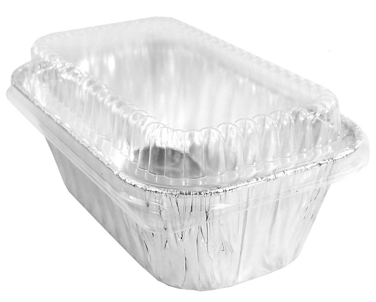 Handi-Foil 2 lb. Aluminum Foil Loaf Pan w/ High Dome Lid 50/PK – Foil-Pans .com