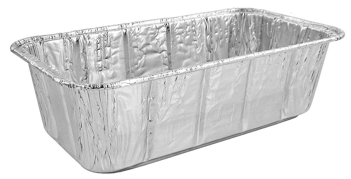 Pactiv Y60835 8.5x4.5x2.5-Inch 2 Lbs Aluminum Foil Loaf Pans, 300/CS