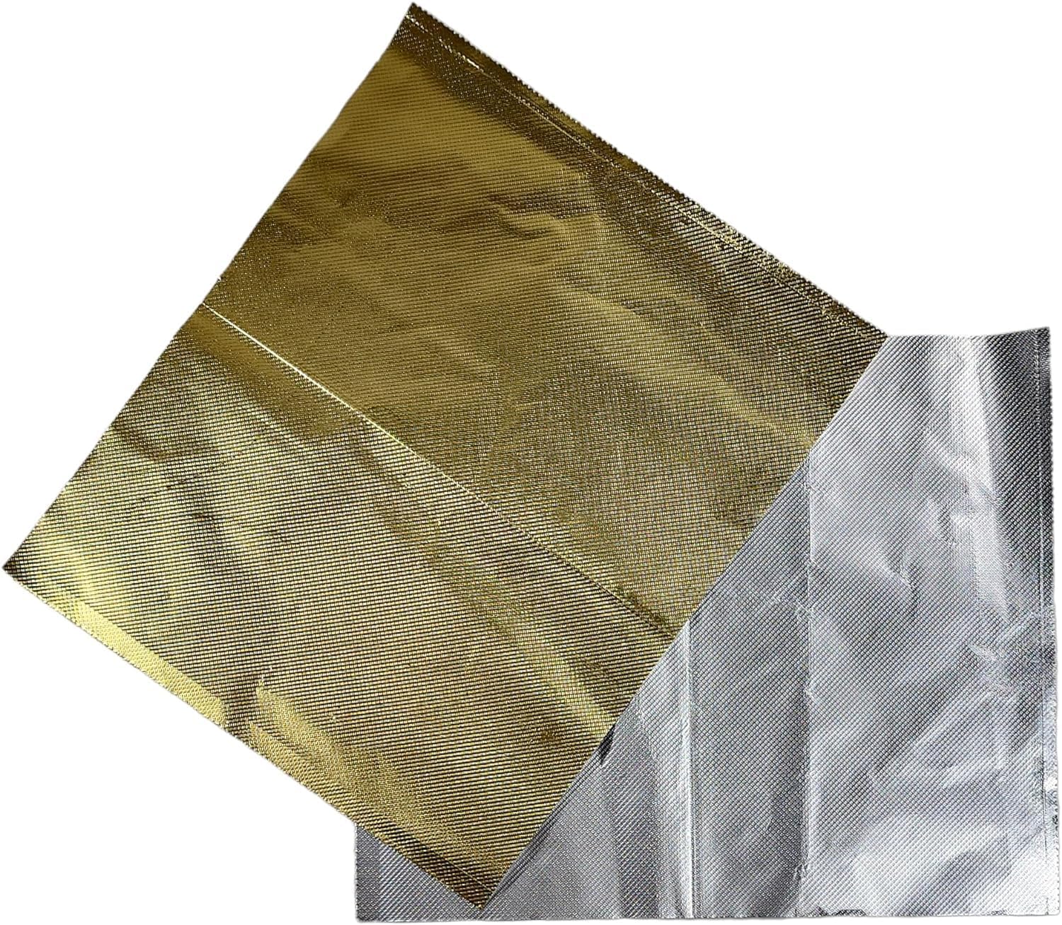 Pop-Up Interfolded Gold Aluminum Foil Sheets 9 x 10 3/4, 200/Box - 12  Boxes