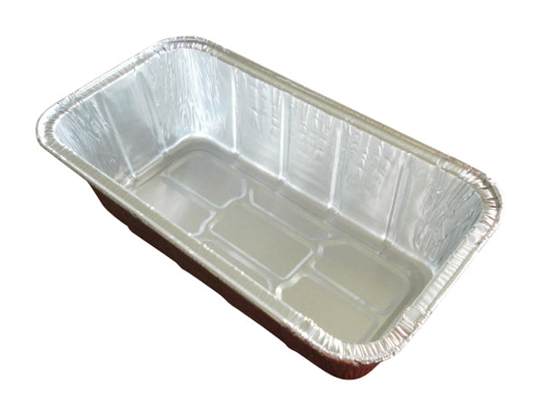 1 1/2 lb. Aluminum Foil Loaf Pan w/Dome Lid 50/PK –