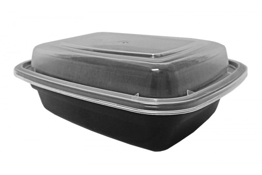 12. oz Clear PP Plastic Takeout Container, M Lid