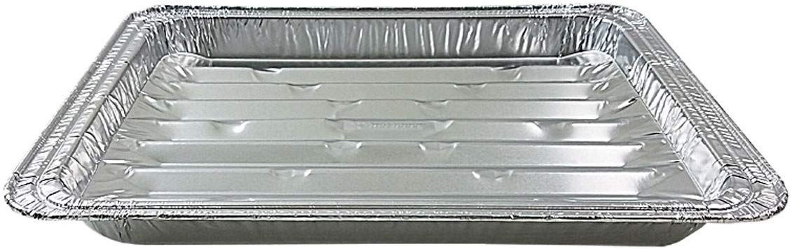 Pactogo 1 lb. Red Aluminum Foil Holiday Mini-Loaf Snowflake Pan w/Clea –