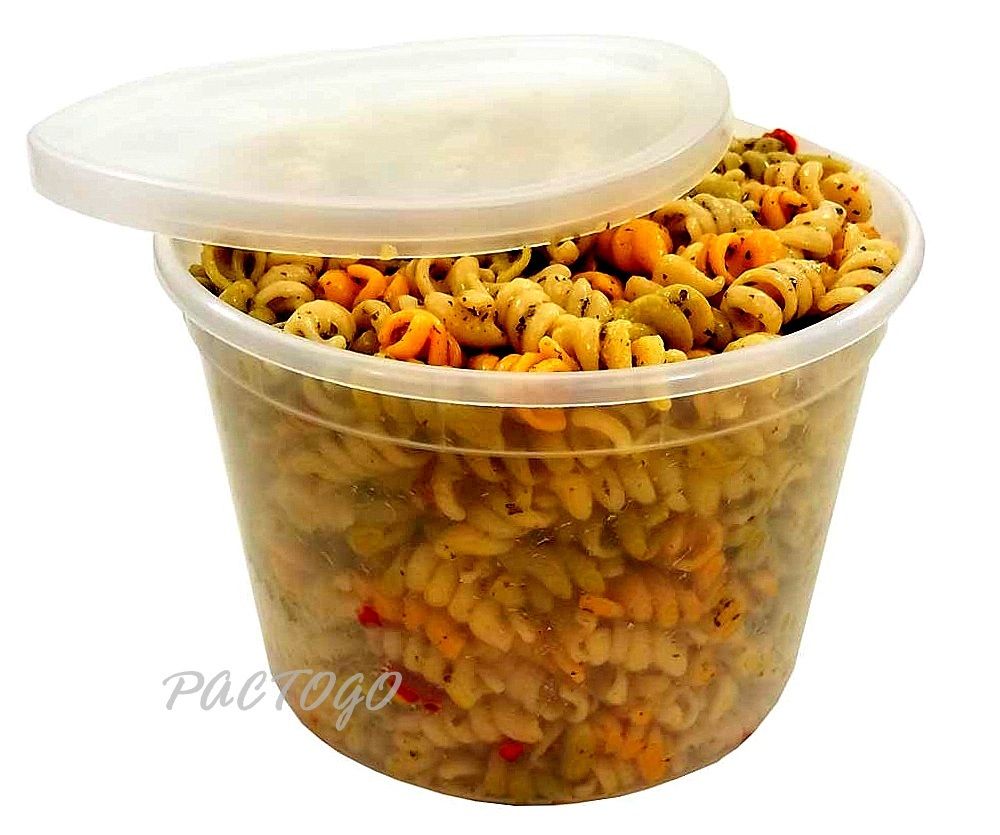 64 oz Salad To-Go Containers - Clear Plastic Disposable Salad Containe –  OnlyOneStopShop