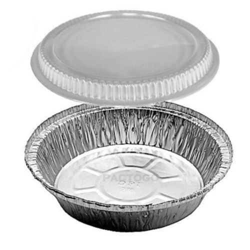 30 Pack 8x8 Inch Square Aluminum Foil Pans with Lids Disposable Baking Pans