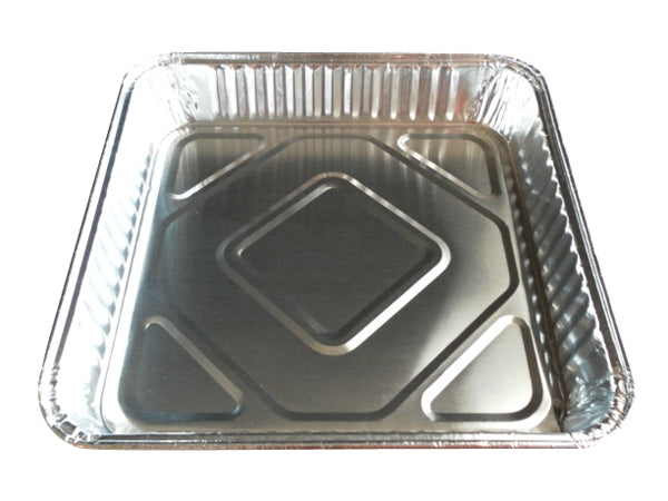 Durable 9 Square Holiday Foil Cake Pan With Dome Lid 50/CS –