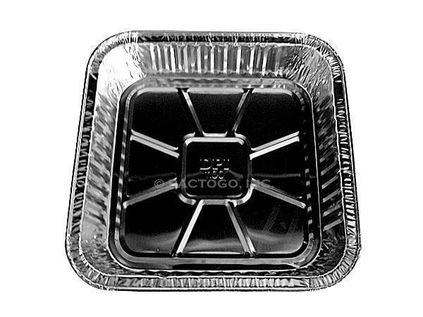 Durable 9 Square Holiday Foil Cake Pan With Dome Lid 50/CS – Foil