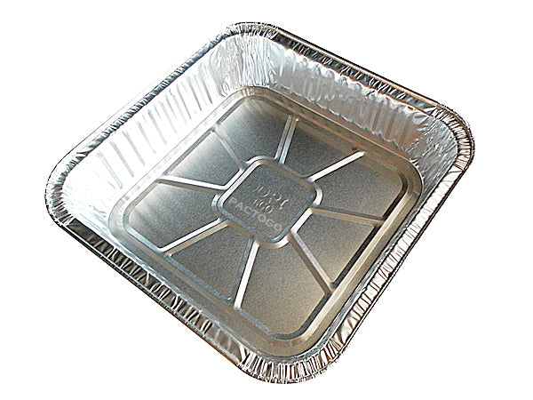Durable 9 Square Holiday Foil Cake Pan With Dome Lid 100/CS –