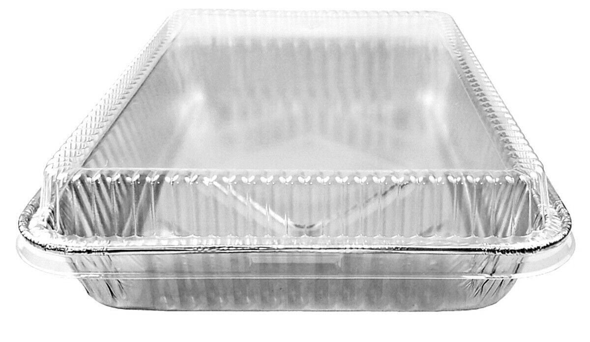 9 Round Aluminum Foil Pans (Pack of 25/50/100) for Roasting