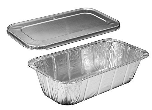 Handi-foil® Cook-n-Carry Mini Loaf Pans & Lids - Silver, 5 pk