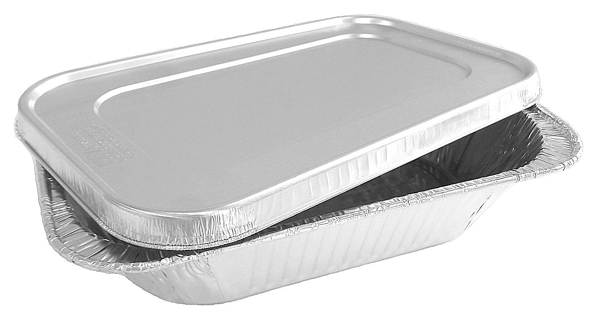 Handi-Foil Large 10 x 10 Square Aluminum Foil Cake/Poultry Pan