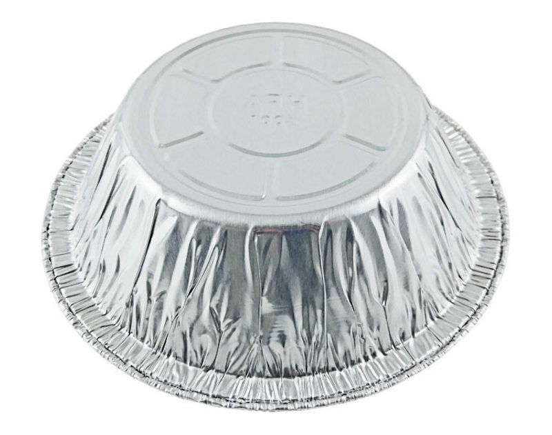Disposable Aluminum Foil Pan Baking Oven Safe Round 7' with Dome Clear Lids