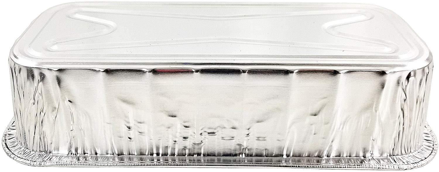 3 lb. Disposable Aluminum Foil Loaf Pan - #5300nl, Silver