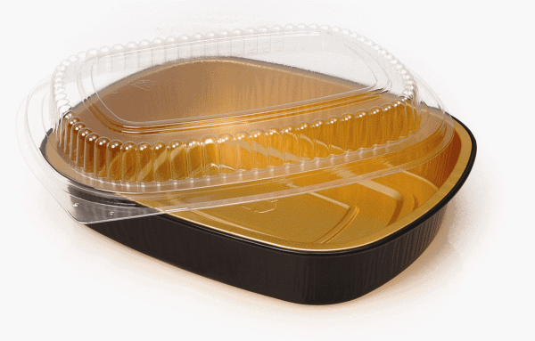 Stock Your Home Plastic 8 x 8 Inch Clamshell Takeout Tray (25 Count) 