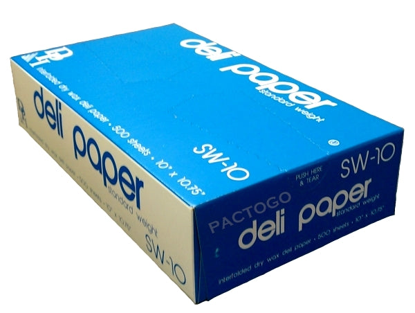 Durable Packaging SW-8 8 x 10 3/4 Interfolded Deli Wrap Wax Paper