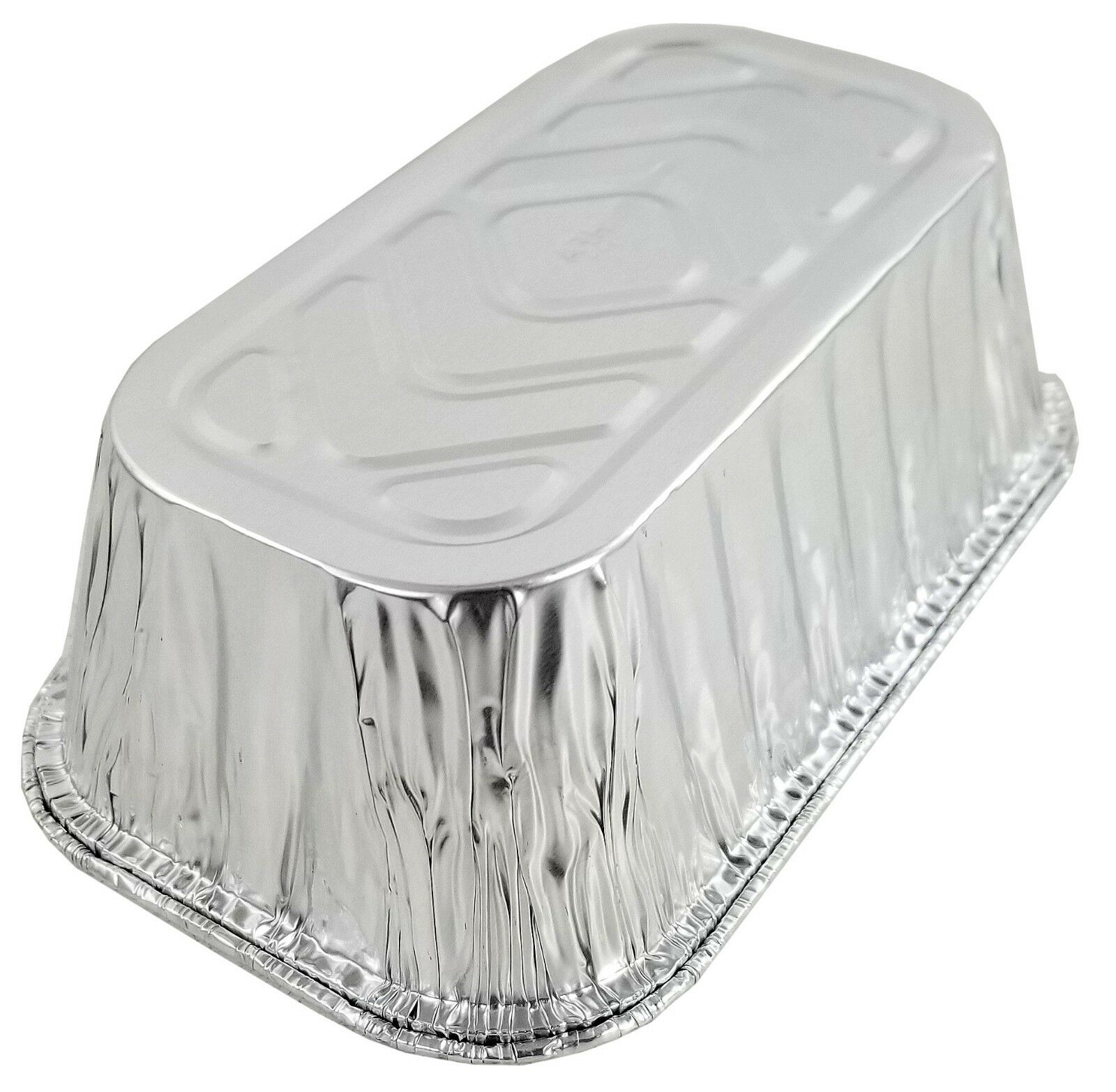 1 lb. Holiday Foil Loaf Pan with Dome Lid - #9302x, Red