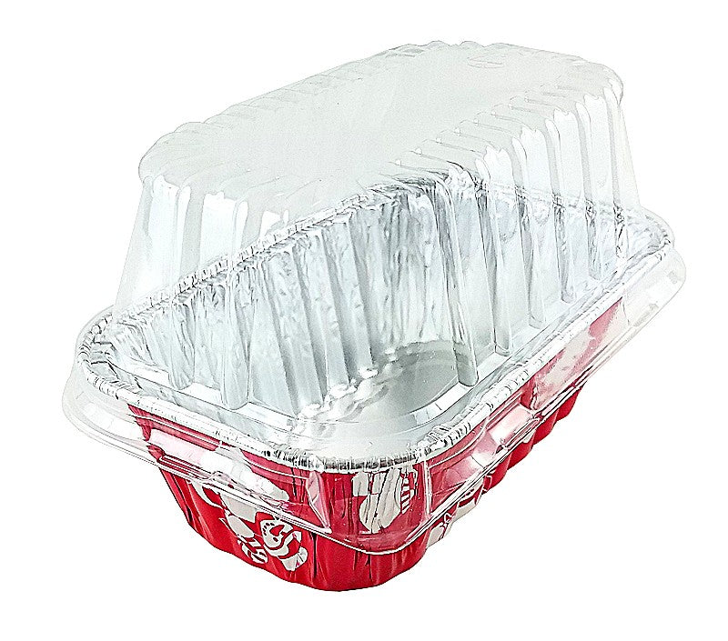 Handi-Foil Red Aluminum Foil Heart Cake Pan w/Clear Dome Lid 10/PK – Foil- Pans.com