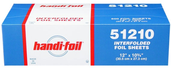 Interfolded Foil Sheets, 635, Pop Up Foil Sheets