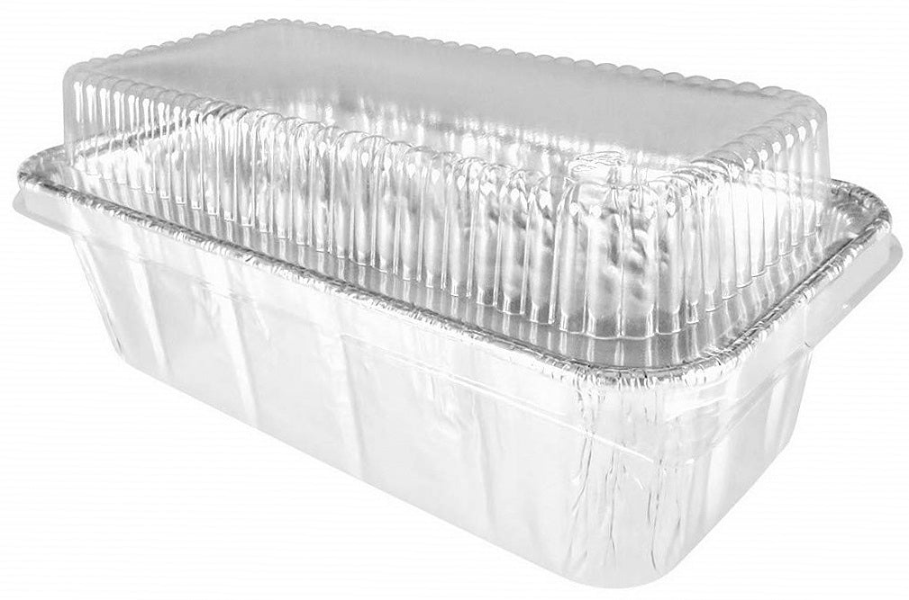Pactiv Y60835 8.5x4.5x2.5-Inch 2 Lbs Aluminum Foil Loaf Pans, 300/CS