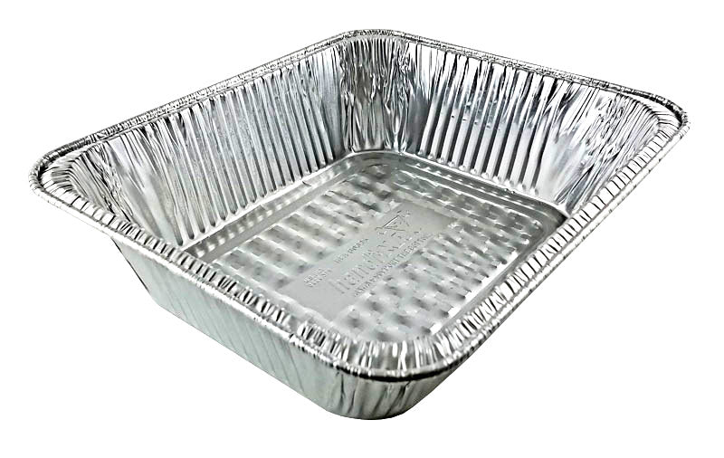 Aluminum Steam Table Pans, Half-Size Deep—120 oz., 2.56 Deep, 10.38 x  12.75, 100/Carton