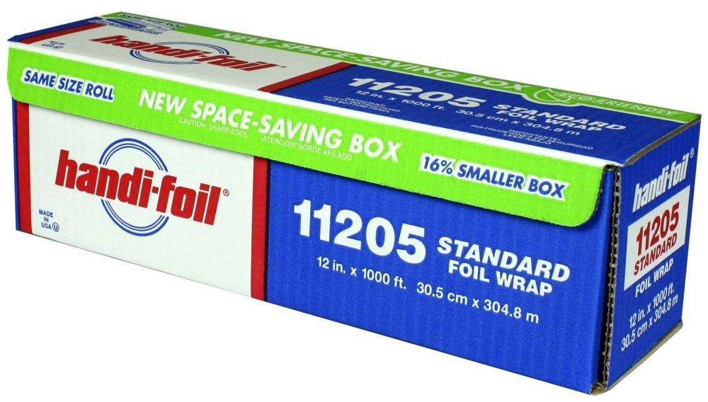 Durable Packaging 92410 Heavy Duty Aluminum Foil Roll 24 x 1000