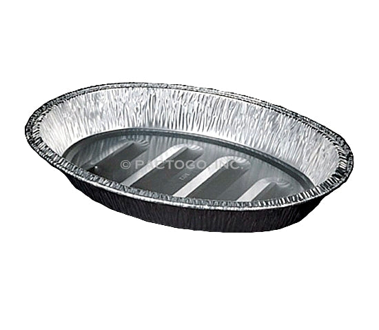 disposable oval aluminum foil roaster pan