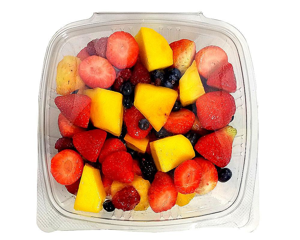 24 oz. Clear Hinged Deli Fruit Container 50/PK –