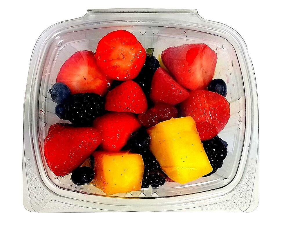 16 oz. Clear Hinged Deli Fruit Container 200/CS –